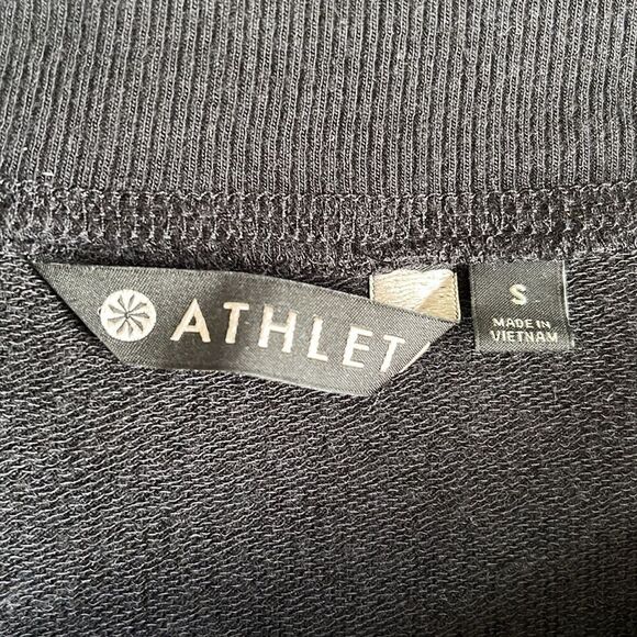 Athleta Long Sleeve Boatneck Sweater Size S Gently used Black - Picture 3 of 5